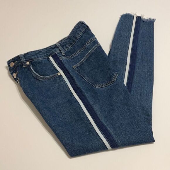 91 Cotton On High 90s 100% Cotton Jeans, Size 4. Button fly - Picture 11 of 13